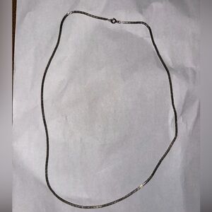 Vintage Silver Link Chain Necklace